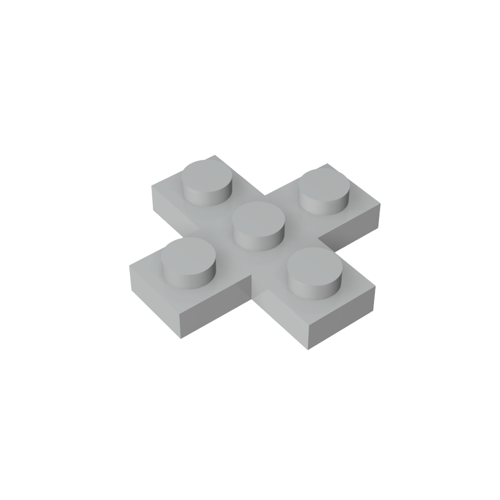 Placa 3 x 3 Cruz-MyGobricksEs