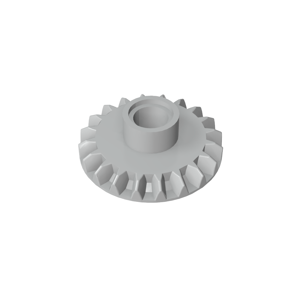 Bisel de 20 dientes con orificio para pasador Technic Gear-MyGobricksEs