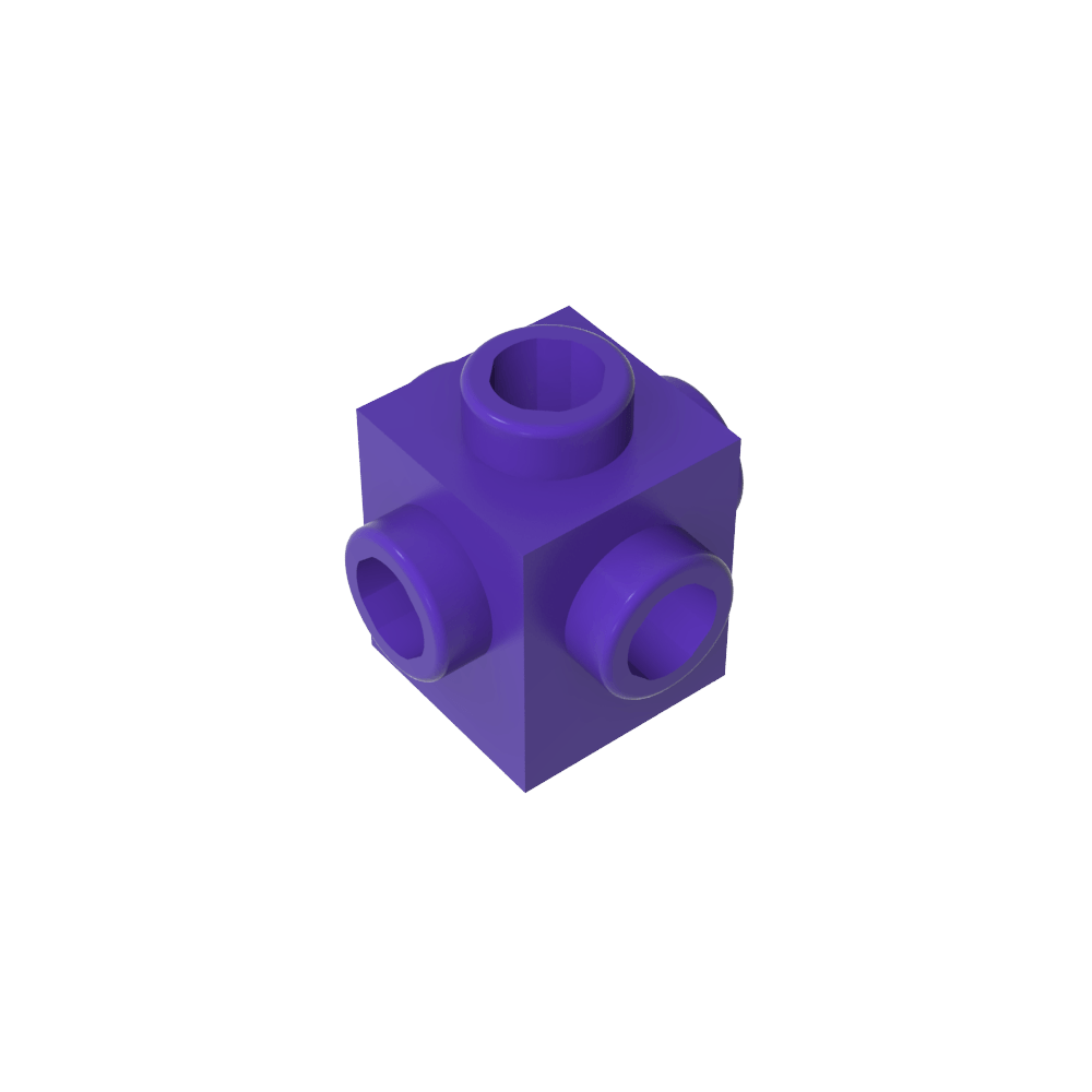 Ladrillo especial 1 x 1 pernos en los 4 lados-MyGobricksEs