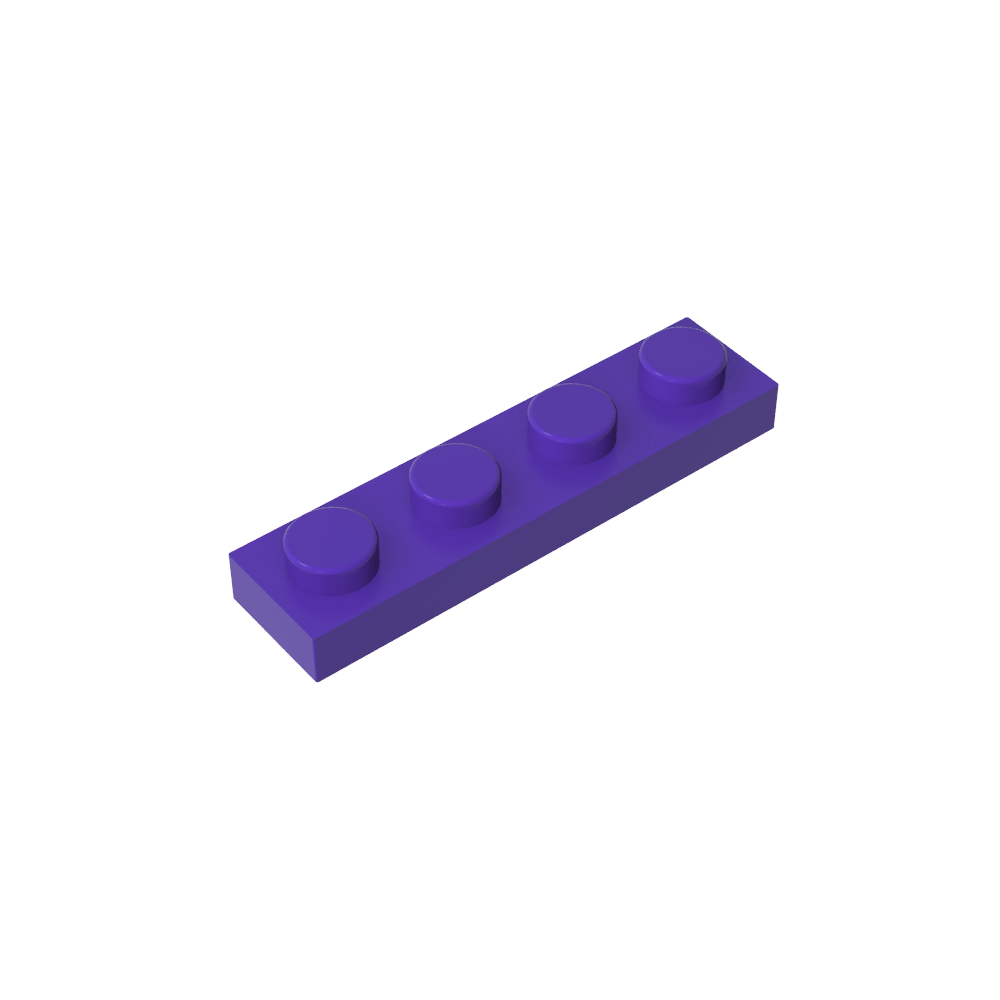 Placa 1 x 4-MyGobricksEs