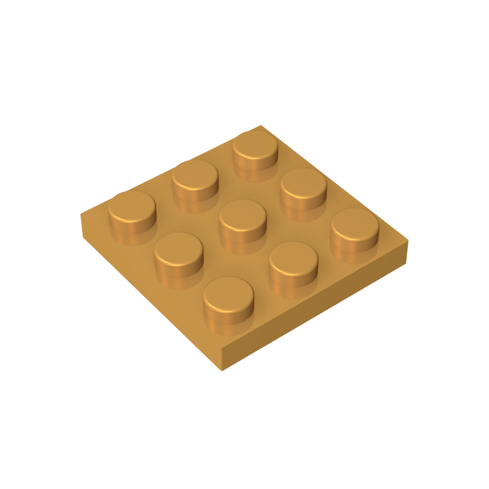 Placa 3 x 3-MyGobricksEs