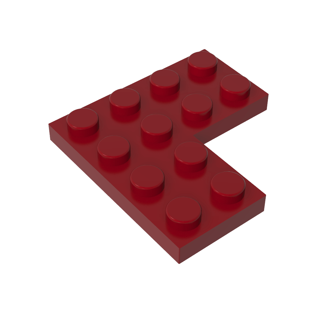 Placa 4 x 4 Esquina-MyGobricksEs
