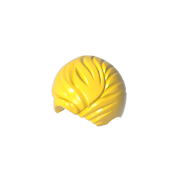 Figura, cabello peinado hacia la derecha con rizo frontal-MyGobricksEs
