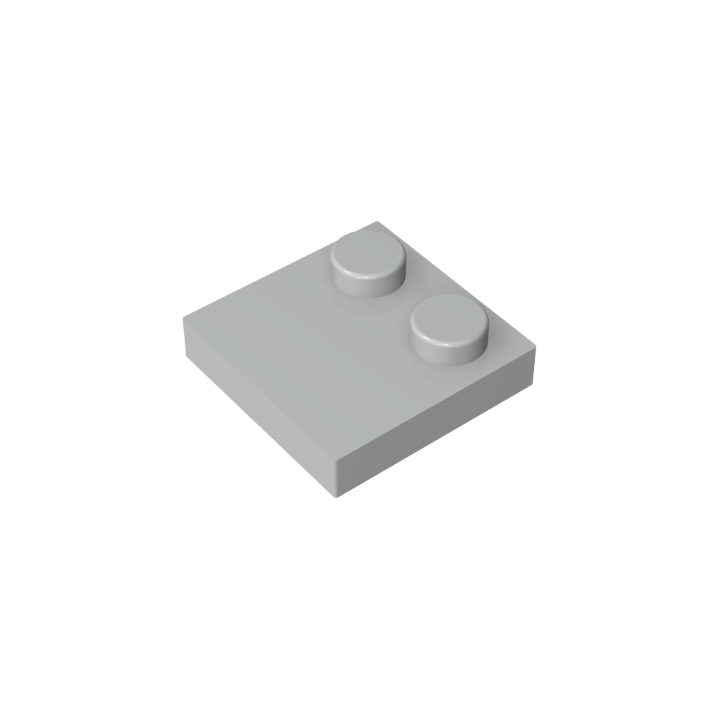 Placa Especial 2 x 2 con Solo 2 tacos-MyGobricksEs