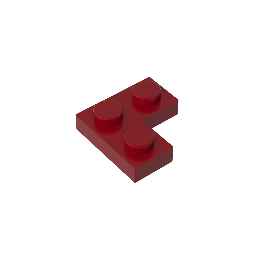 Placa 2 x 2 Esquina-MyGobricksEs