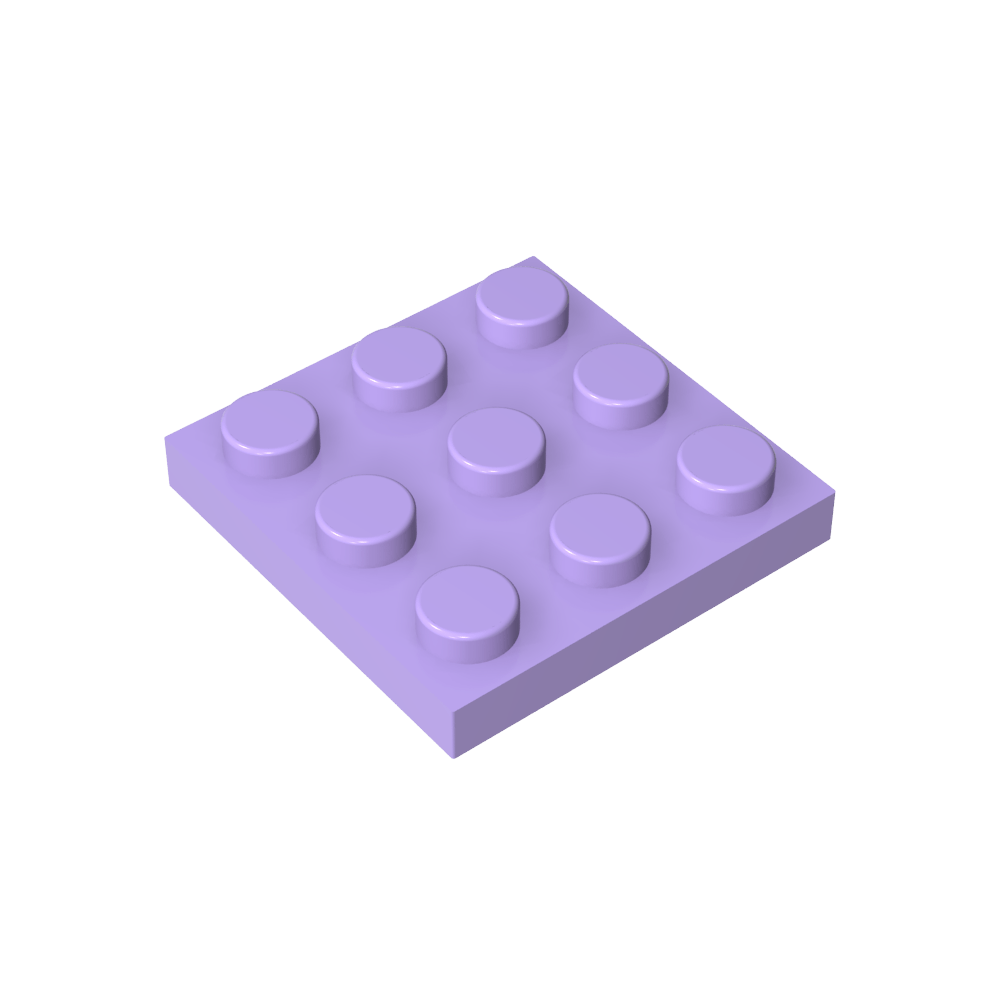 Placa 3 x 3-MyGobricksEs