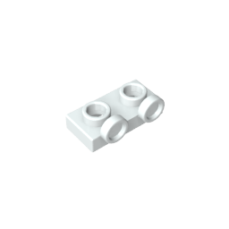 Placa, Modificada 1 x 2 con 2 puntos salientes Invertida-MyGobricksEs