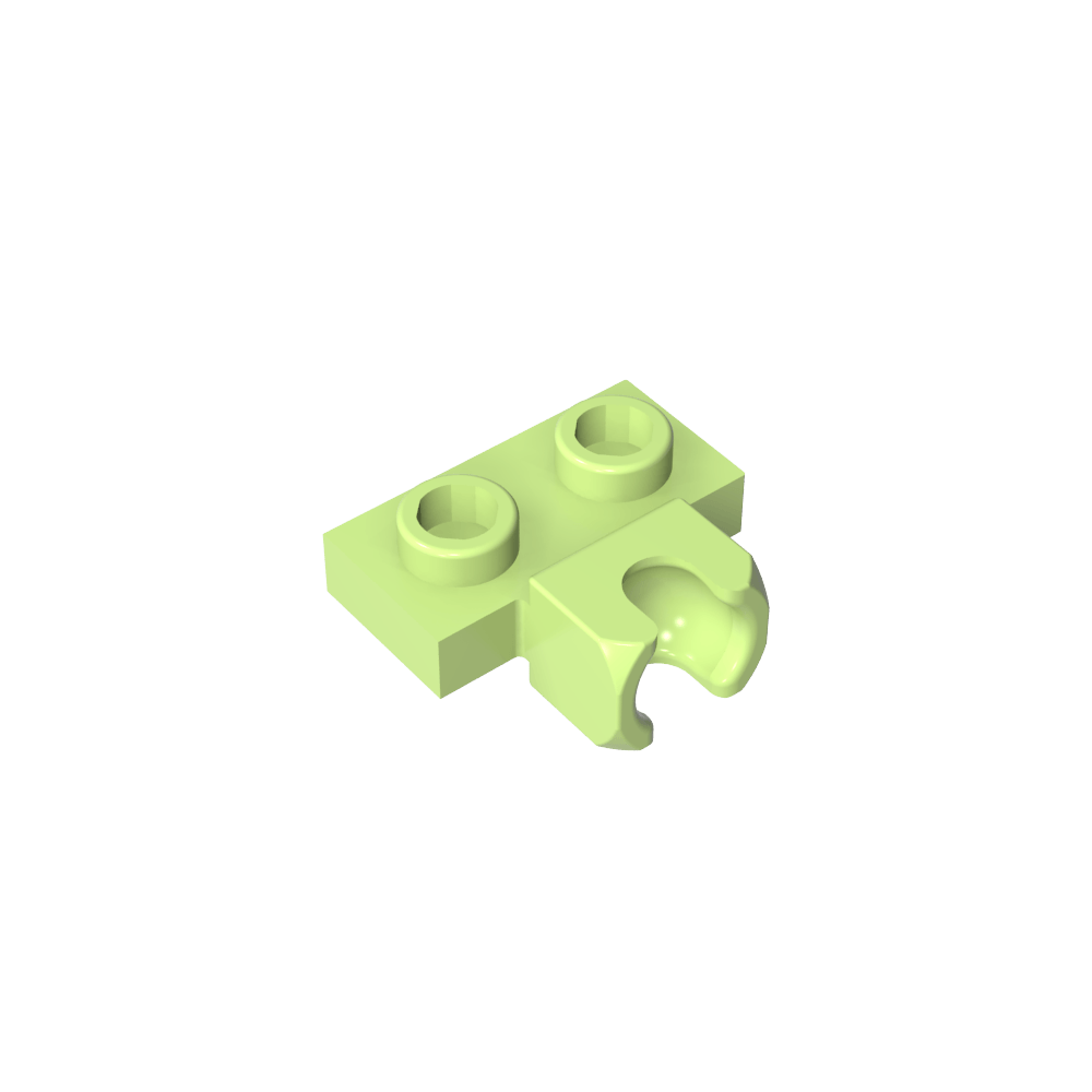 Placa especial 1 x 2 Copa lateral central de 5,9 mm-MyGobricksEs