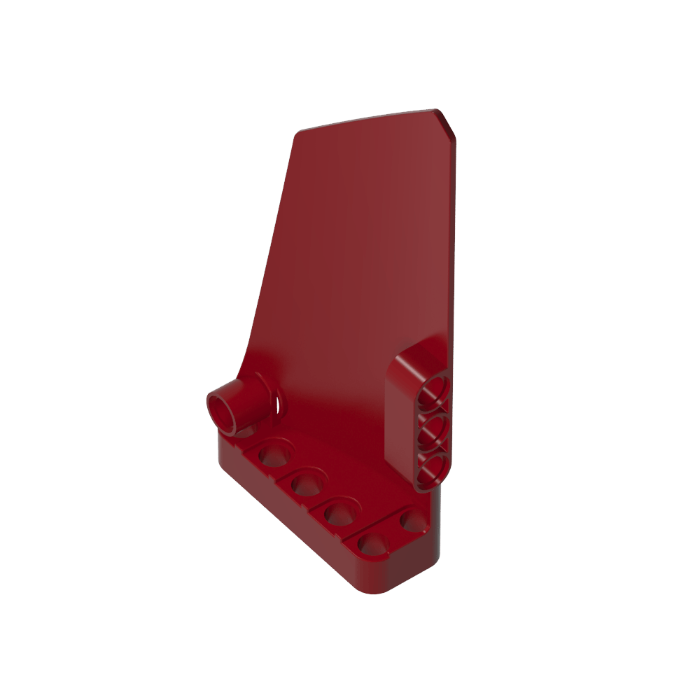 Carenado de panel técnico n.° 18 grande liso, lado B-MyGobricksEs