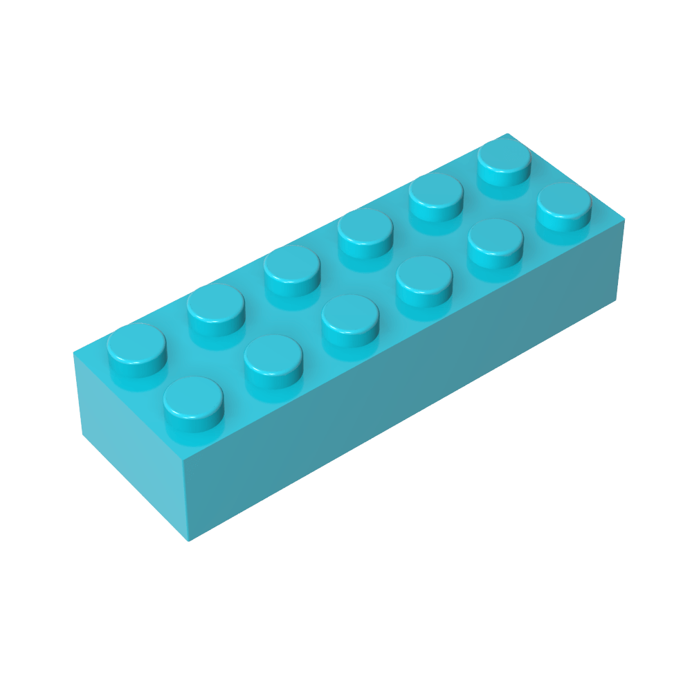 Ladrillo 2 x 6-MyGobricksEs