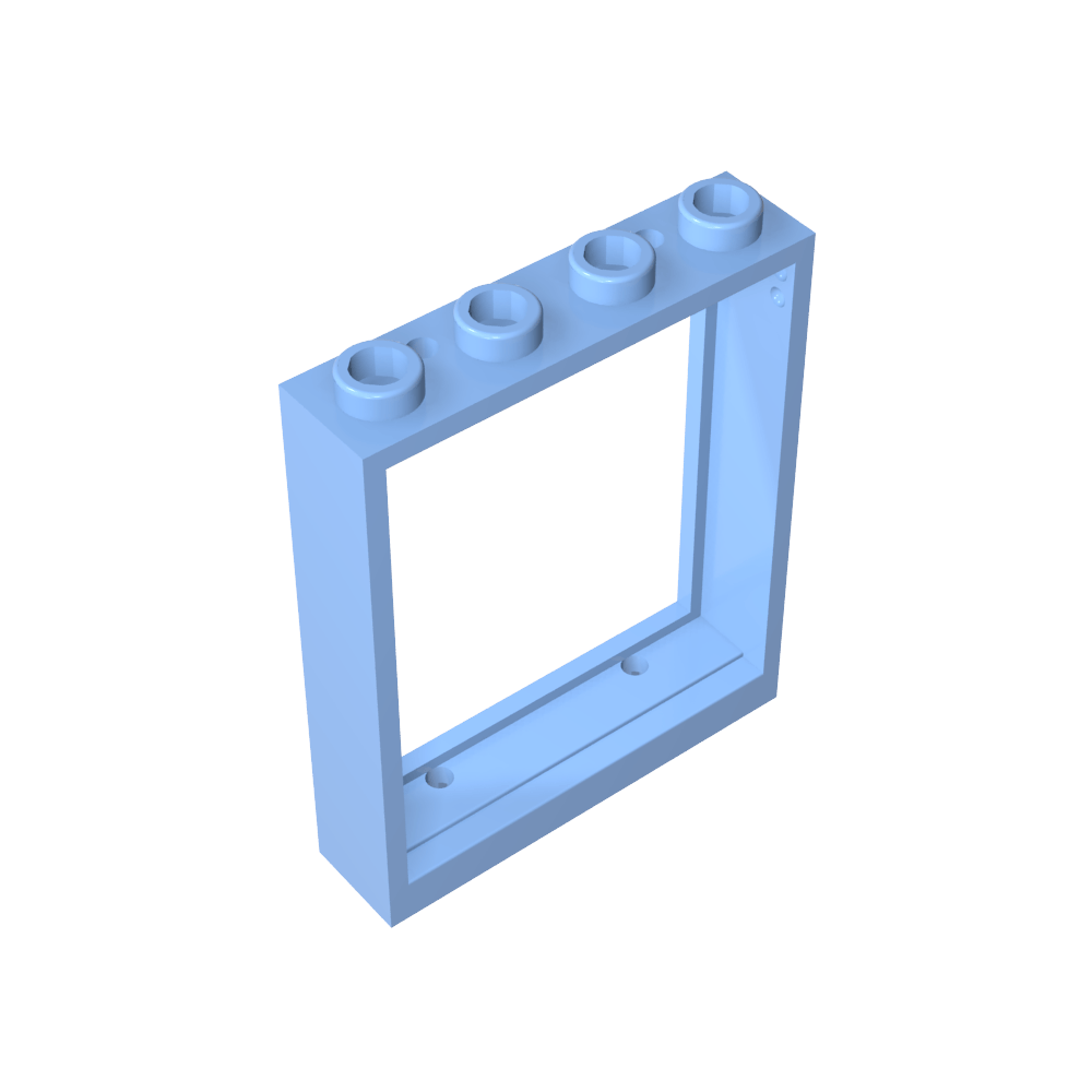Marco de puerta 1 x 4 x 4 (Ascensor)-MyGobricksEs