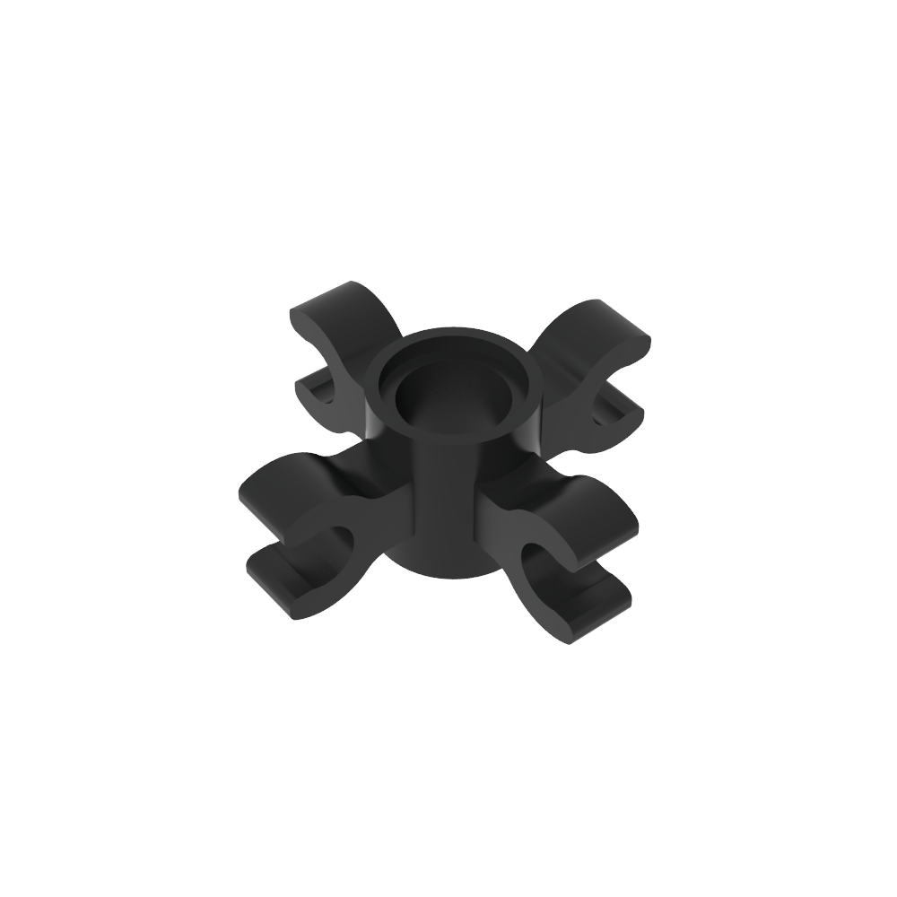 Conector Technic Pin Redondo con 4 Clips-MyGobricksEs