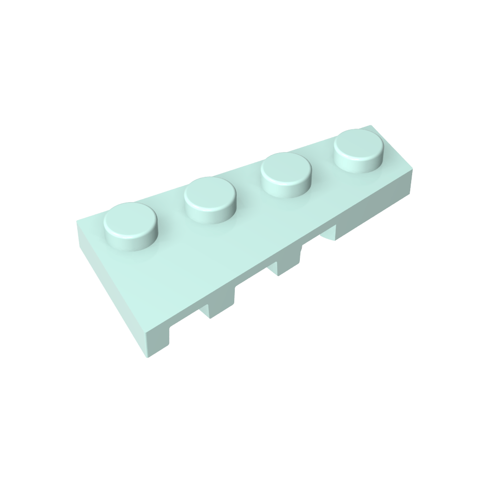 Placa de cuña 4 x 2 derecha-MyGobricksEs