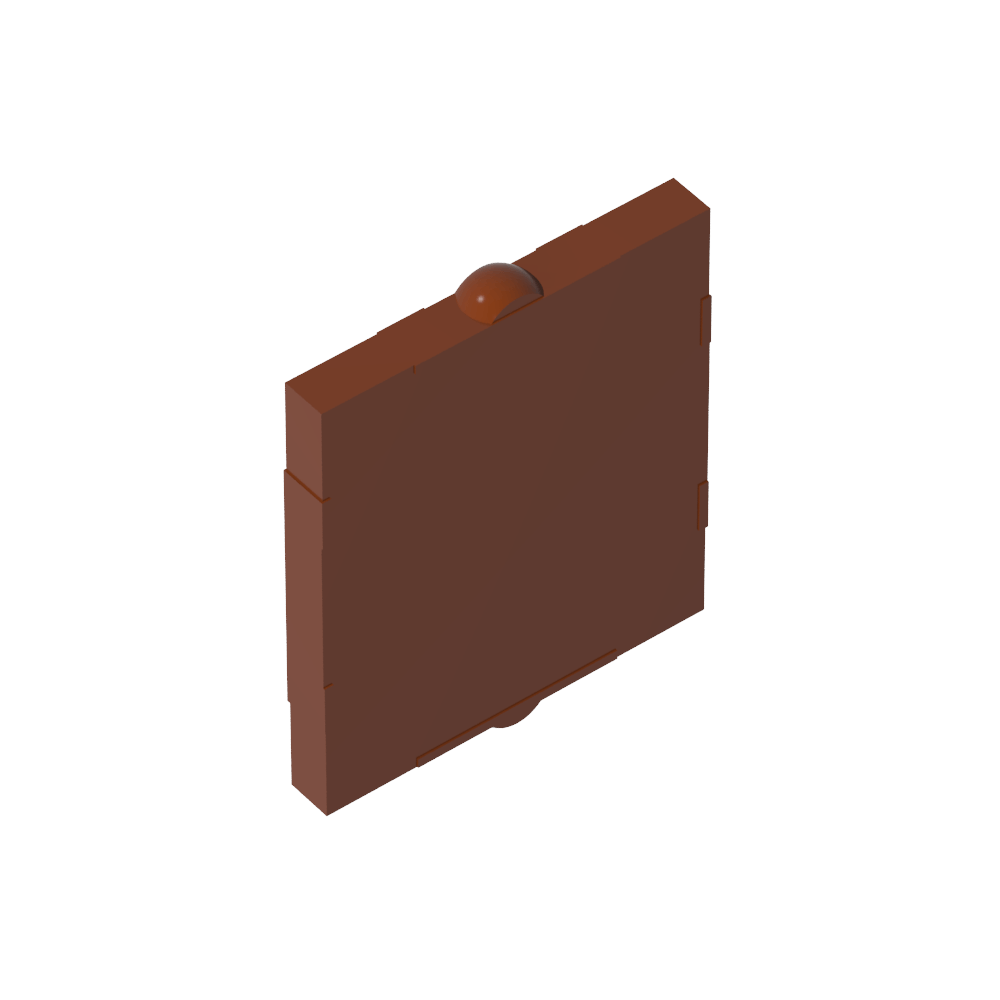 Vidrio para ventana 1 x 2 x 2 plano-MyGobricksEs