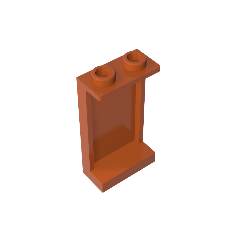 Panel 1 x 2 x 3 [Soportes laterales/Montantes huecos]-MyGobricksEs