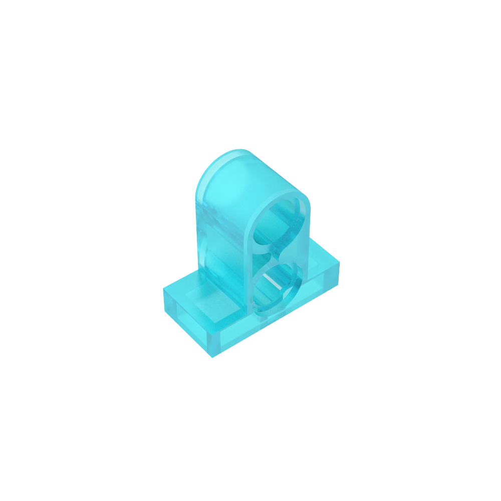 Placa de conector Technic Pin 1 x 2 x 1 2/3 [Dos orificios en la parte superior]-MyGobricksEs