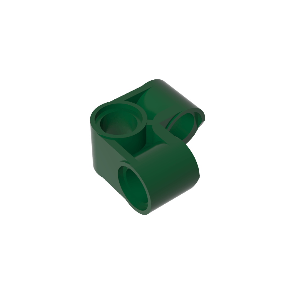 Conector de clavija Technic perpendicular 2 x 2 doblado-MyGobricksEs