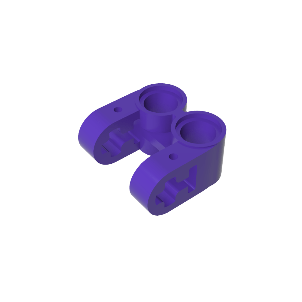 Conector de eje y pasador Technic, perpendicular, doble división-MyGobricksEs
