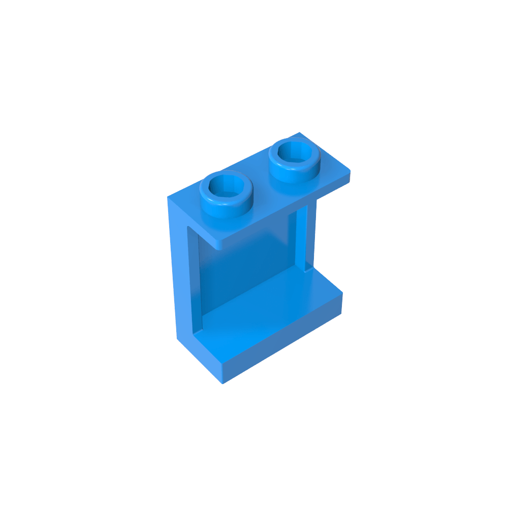 Panel 1 x 2 x 2 [Soportes laterales / Montantes huecos]-MyGobricksEs