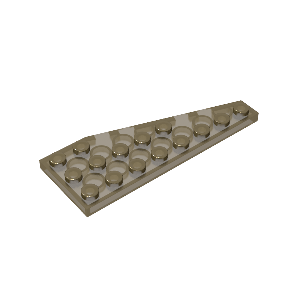 Placa de cuña 8 x 3 izquierda-MyGobricksEs