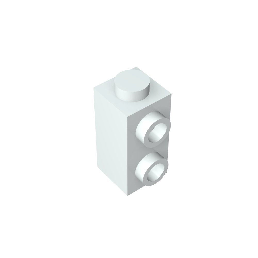 Ladrillo especial 1 x 1 x 1 2/3 con montantes en 1 lado-MyGobricksEs