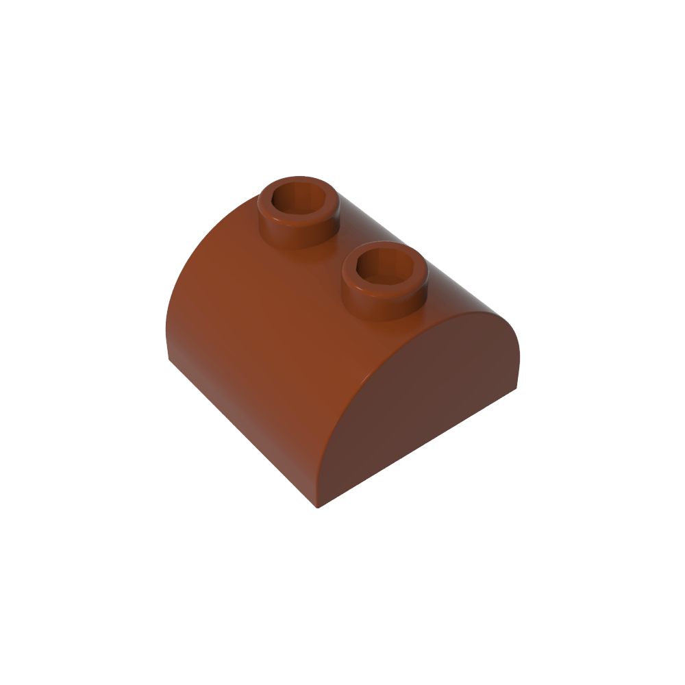 Ladrillo curvo 2 x 2 con dos montantes superiores-MyGobricksEs