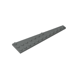 Placa de cuña 12 x 3 izquierda-MyGobricksEs