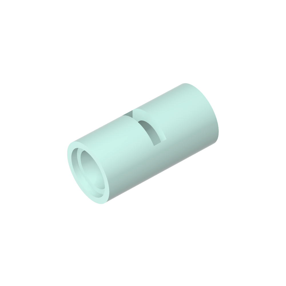 Conector de clavija Technic redondo [ranurado]-MyGobricksEs