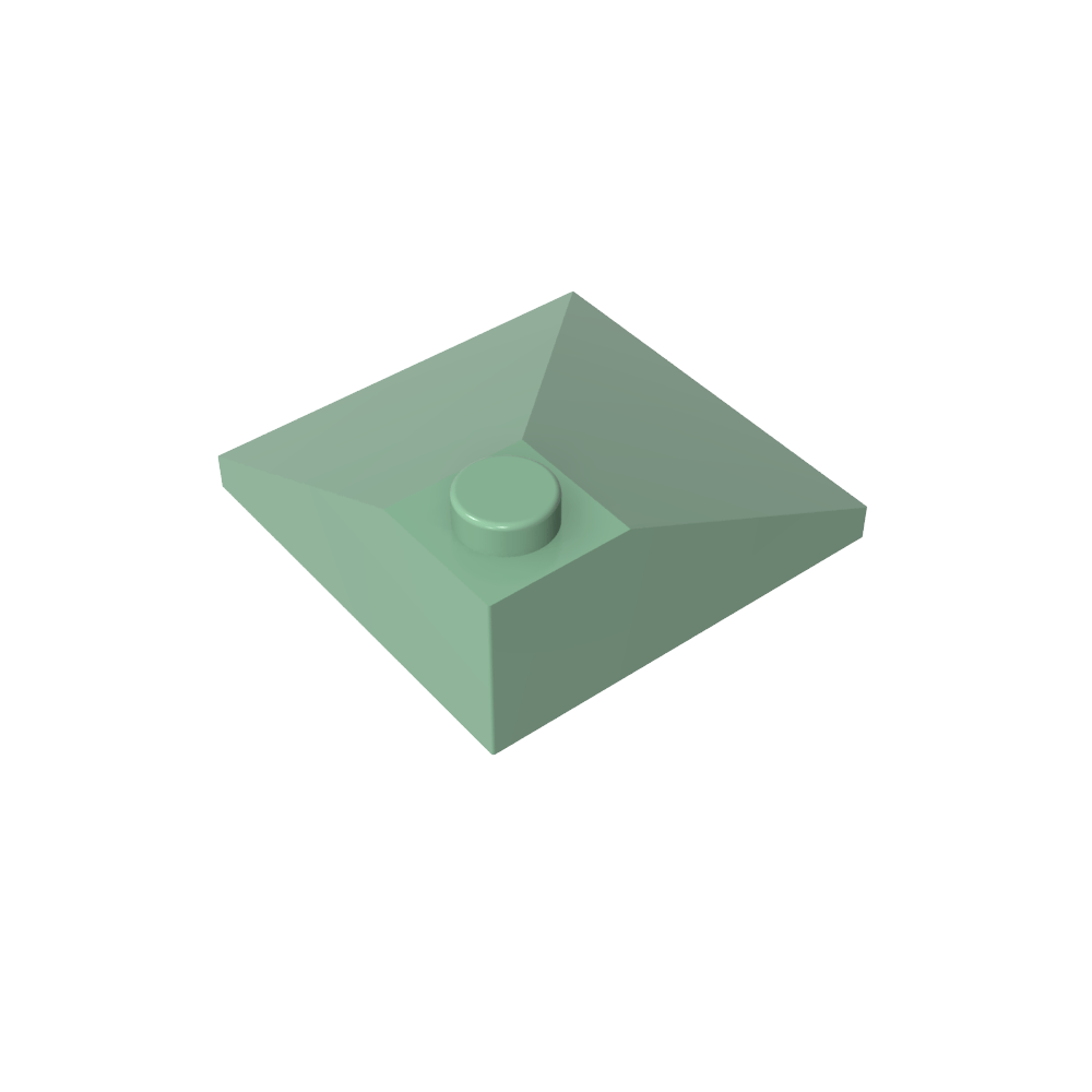 Pendiente 33° 3 x 3 Doble Convexa-MyGobricksEs