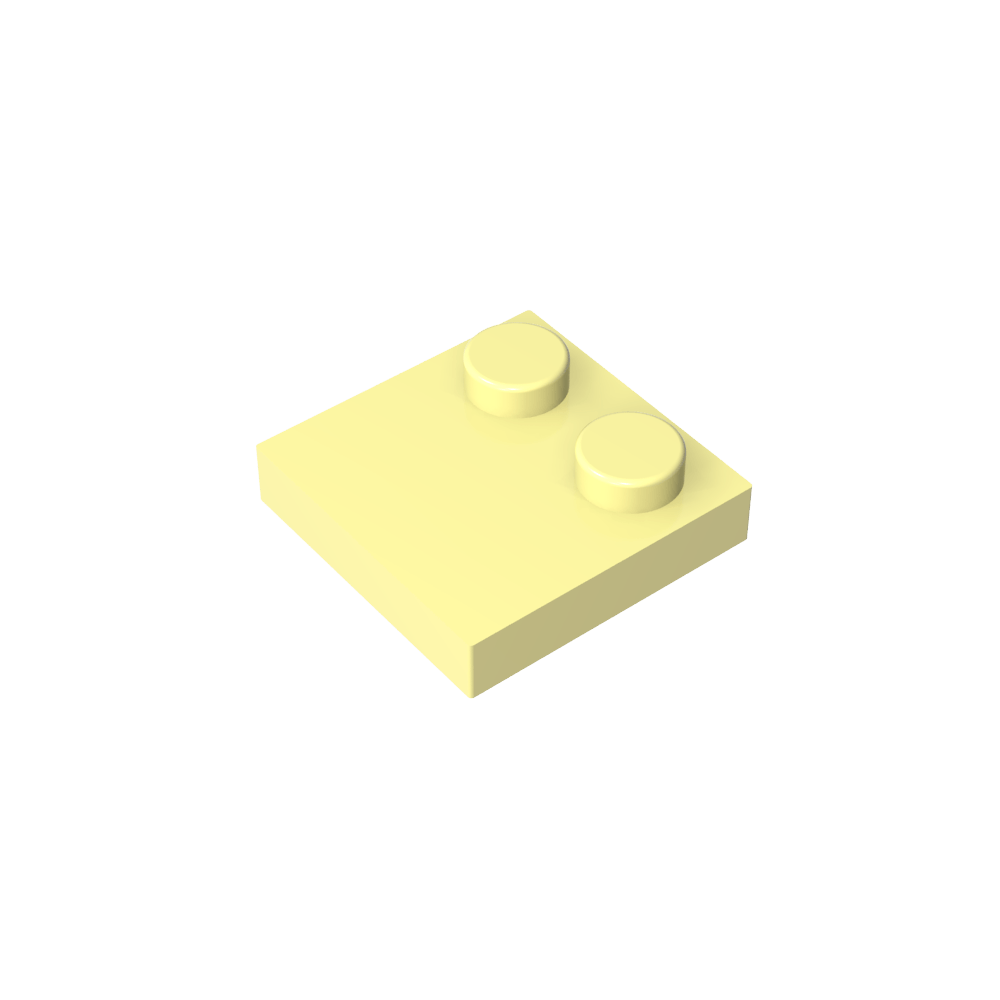 Placa Especial 2 x 2 con Solo 2 tacos-MyGobricksEs