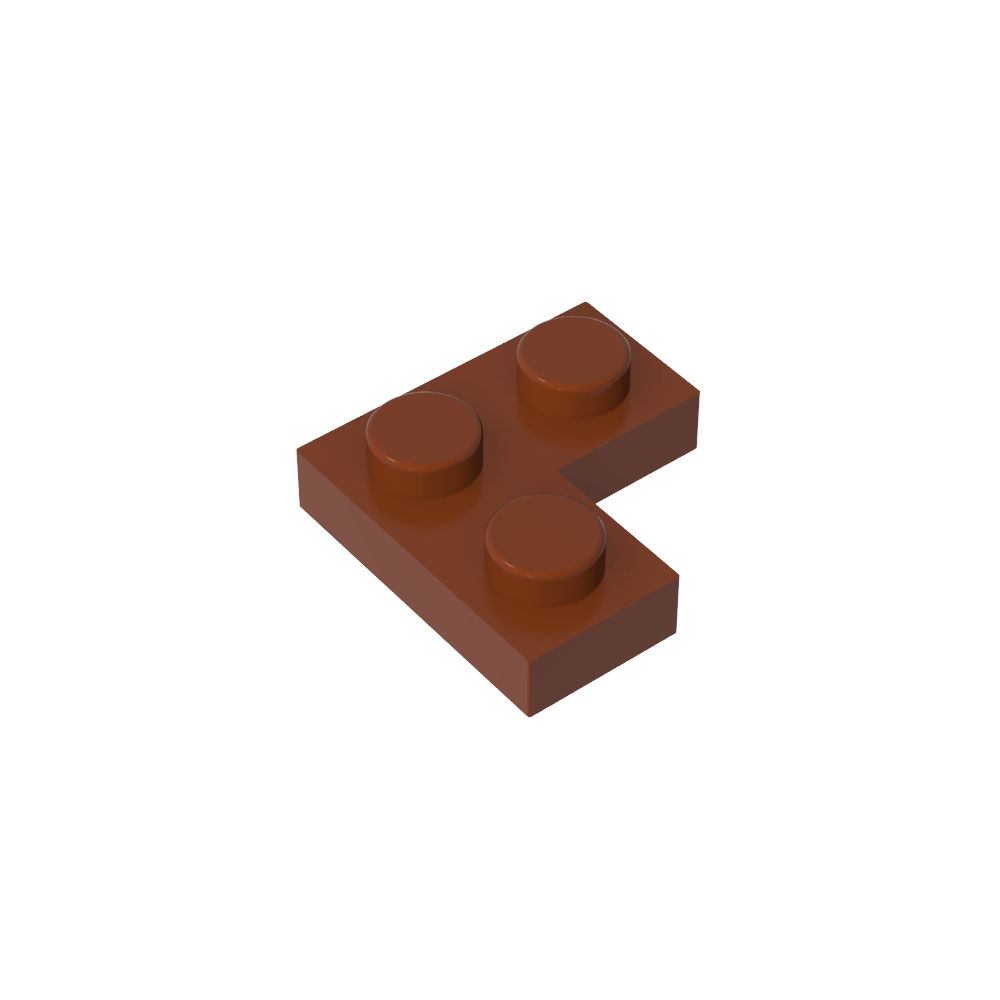 Placa 2 x 2 Esquina-MyGobricksEs