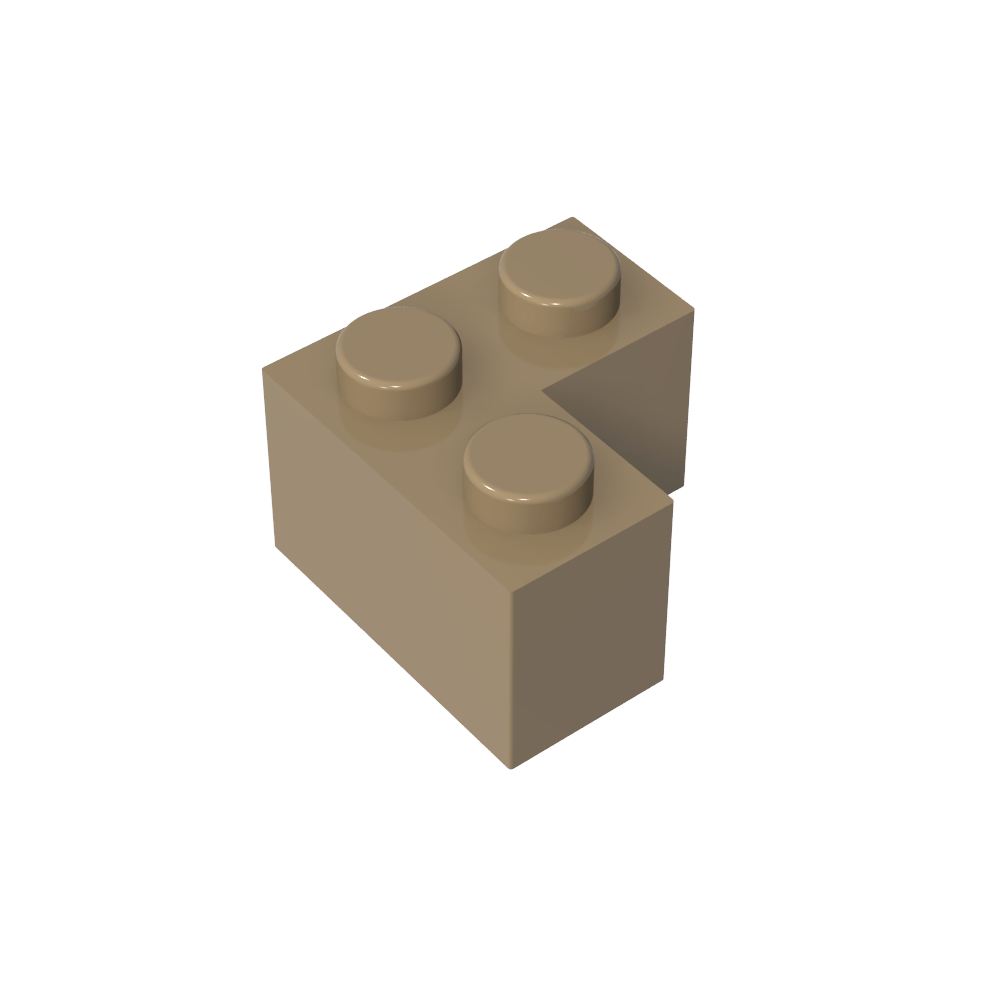 Ladrillo 2 x 2 Esquina-MyGobricksEs