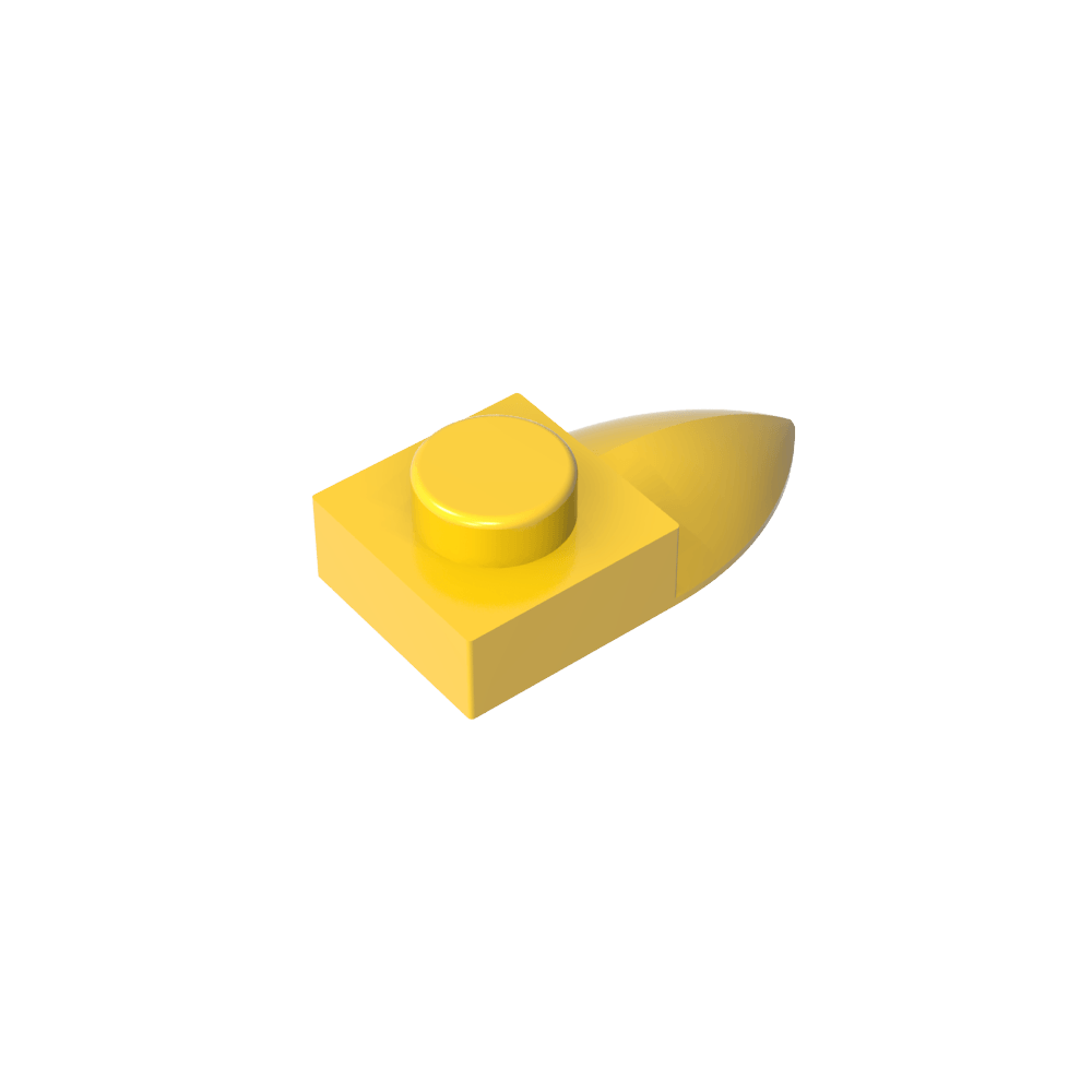 Placa Especial 1 x 1 con Diente-MyGobricksEs