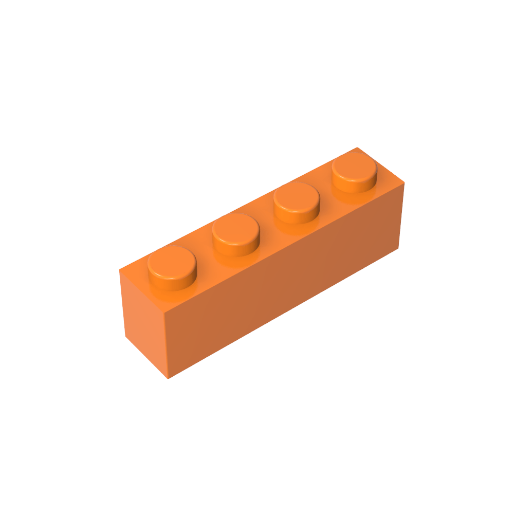 Ladrillo 1 x 4-MyGobricksEs