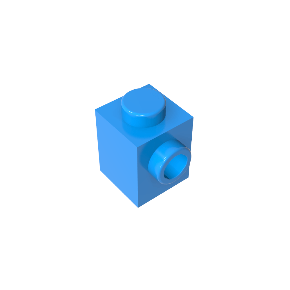Ladrillo especial 1 x 1 con perno en 1 lado-MyGobricksEs