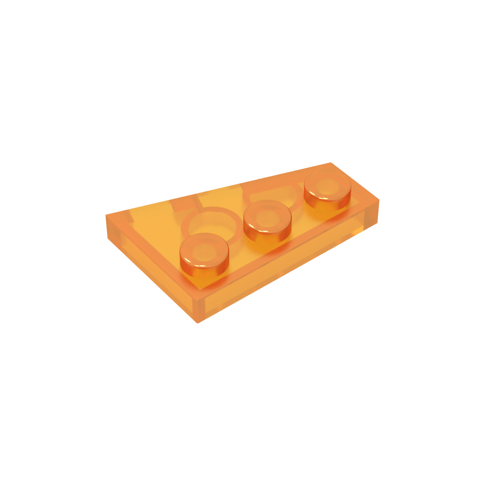 Placa de cuña 3 x 2 izquierda-MyGobricksEs