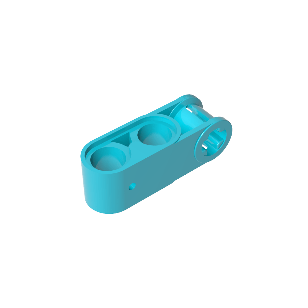 Conector de eje y pasador Technic perpendicular 3L con 2 orificios para pasadores-MyGobricksEs
