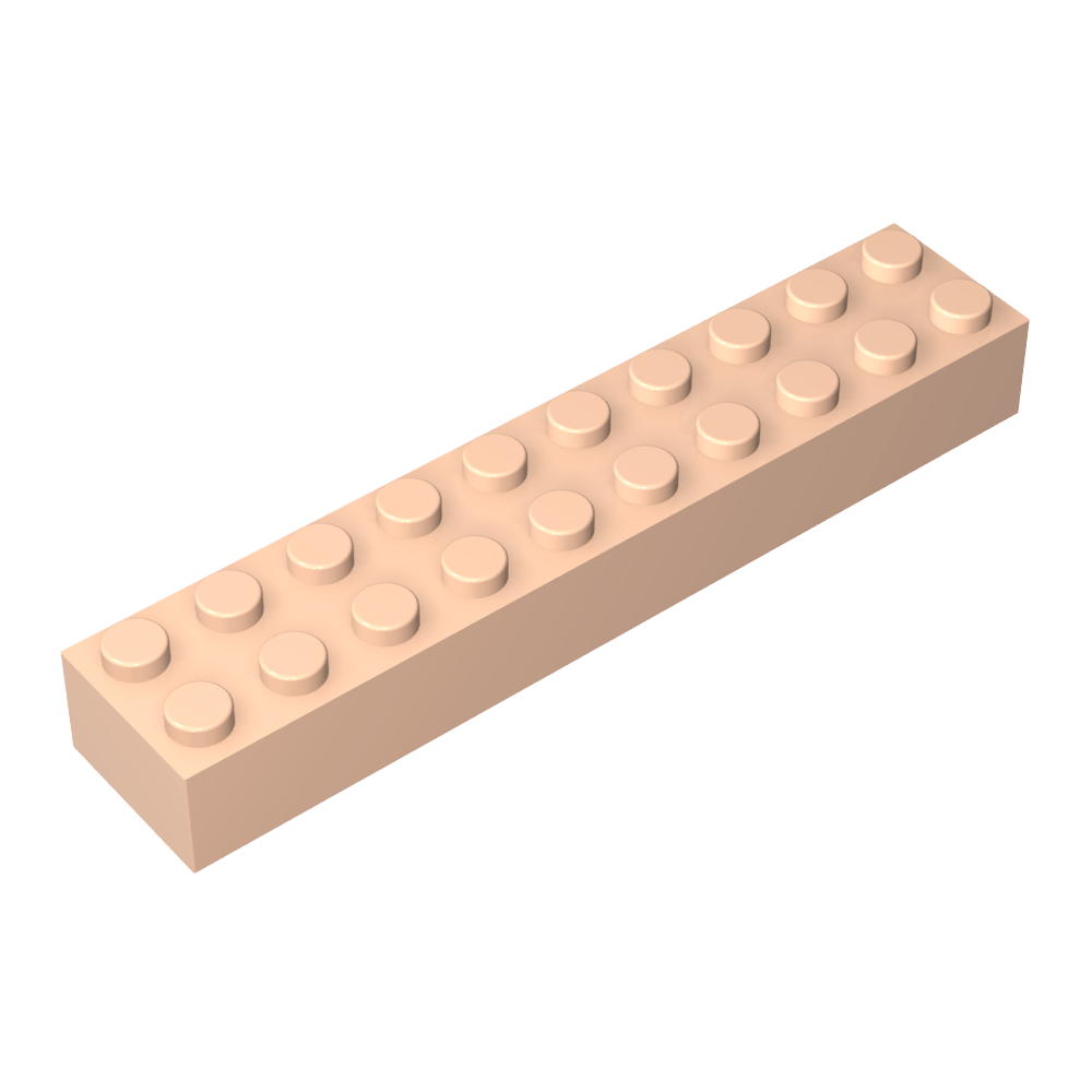 Ladrillo 2 x 10-MyGobricksEs