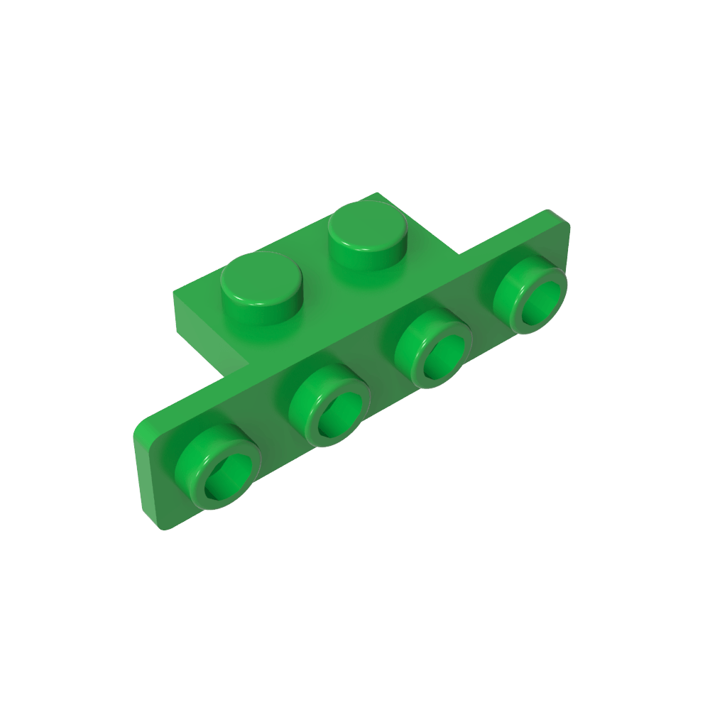 Soporte 1 x 2 - 1 x 4 [Esquinas redondeadas]-MyGobricksEs