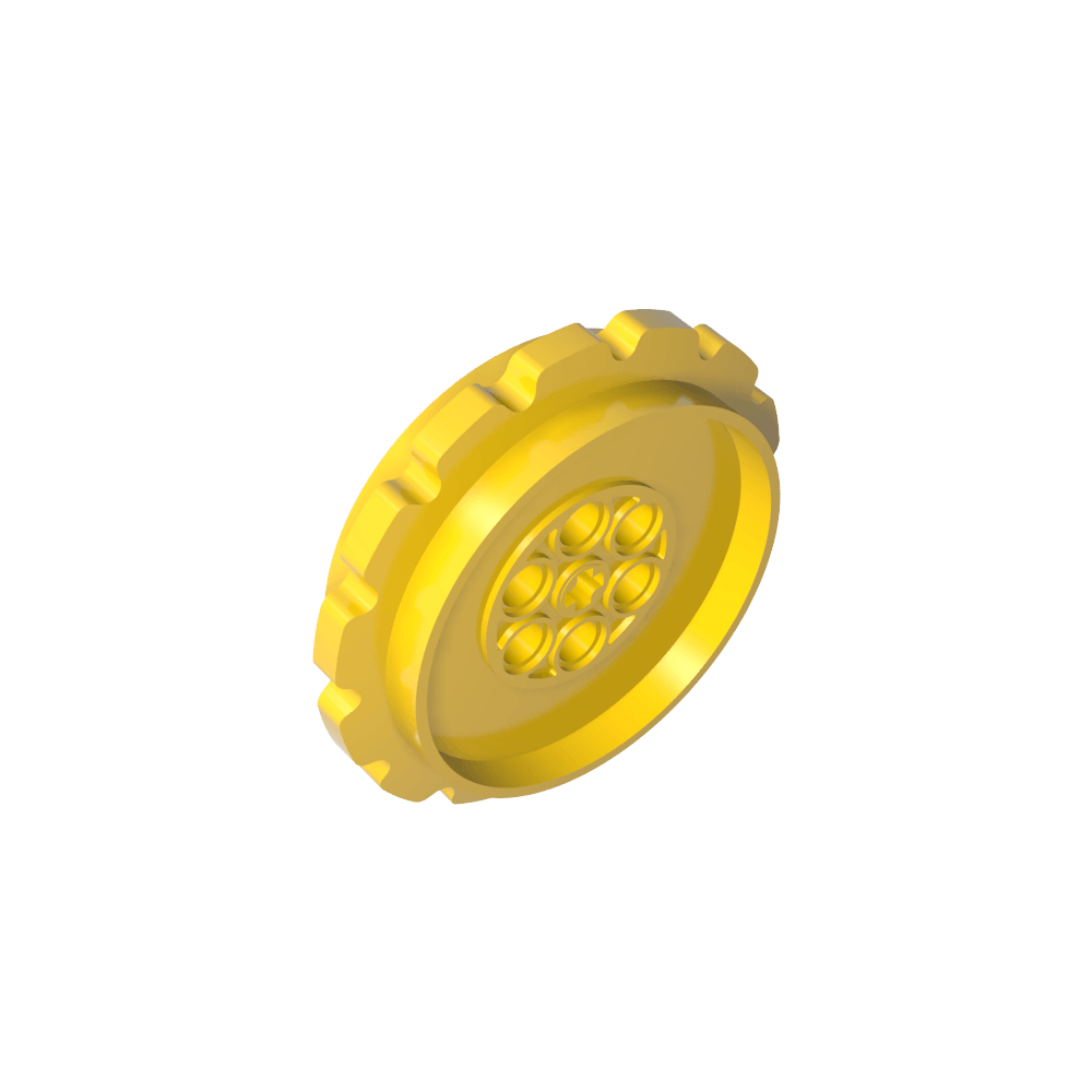 Rueda dentada Technic Tread de gran diámetro con 7 agujeros-MyGobricksEs