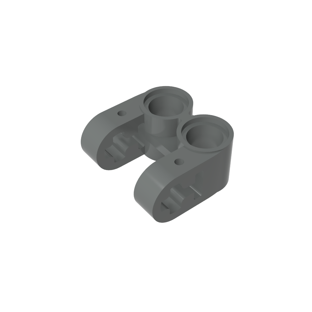 Conector de eje y pasador Technic, perpendicular, doble división-MyGobricksEs