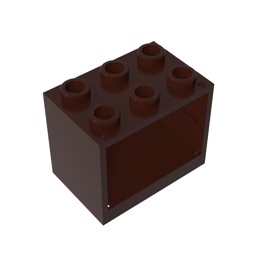 Armario 2 x 3 x 2 con montantes macizos-MyGobricksEs