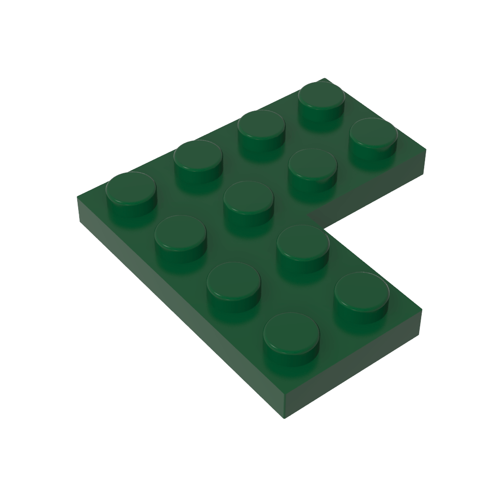 Placa 4 x 4 Esquina-MyGobricksEs