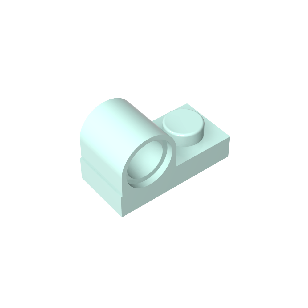 Placa especial 1 x 2 con orificio para pasador en la parte superior-MyGobricksEs