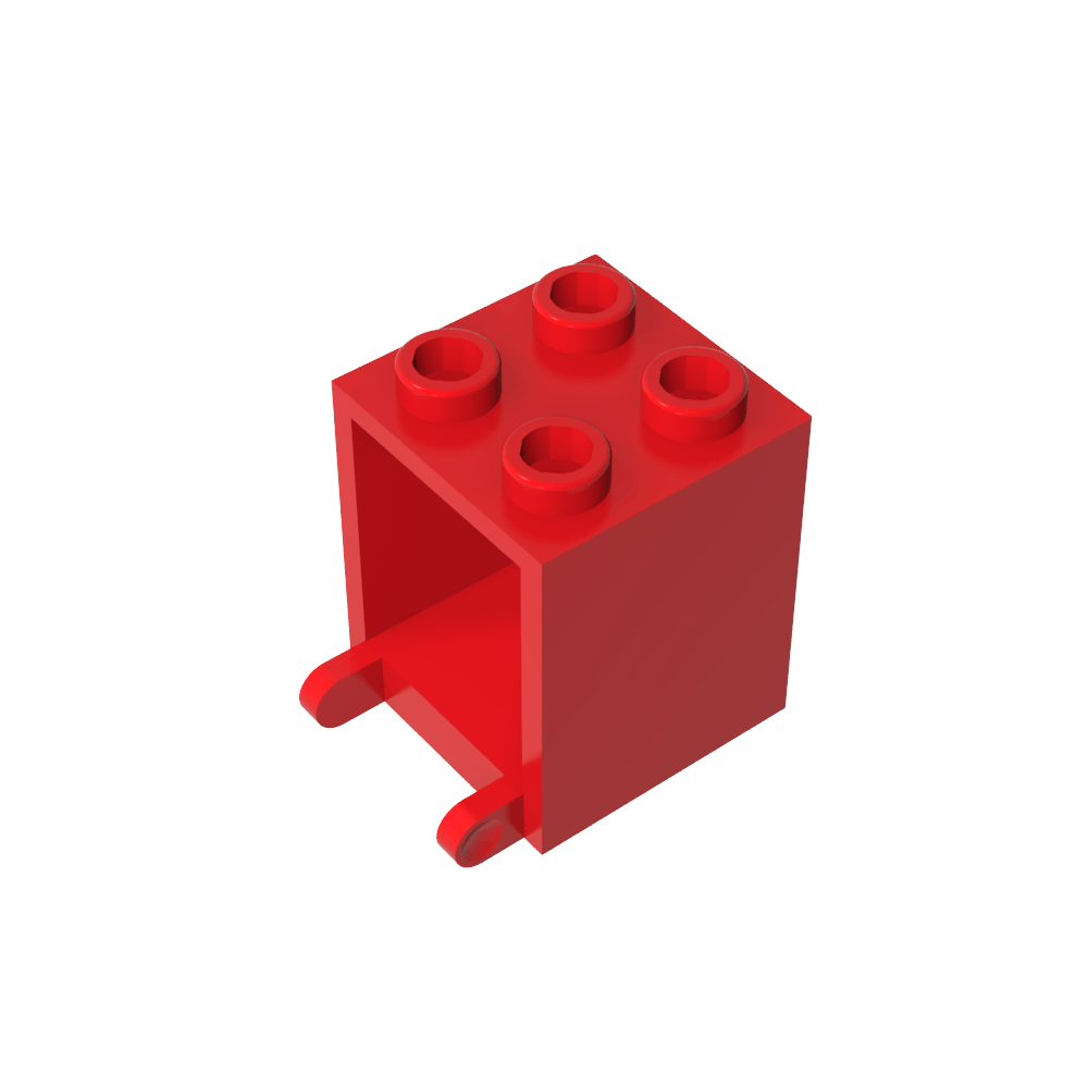 Caja 2 x 2 x 2 [Pernos Huecos]-MyGobricksEs