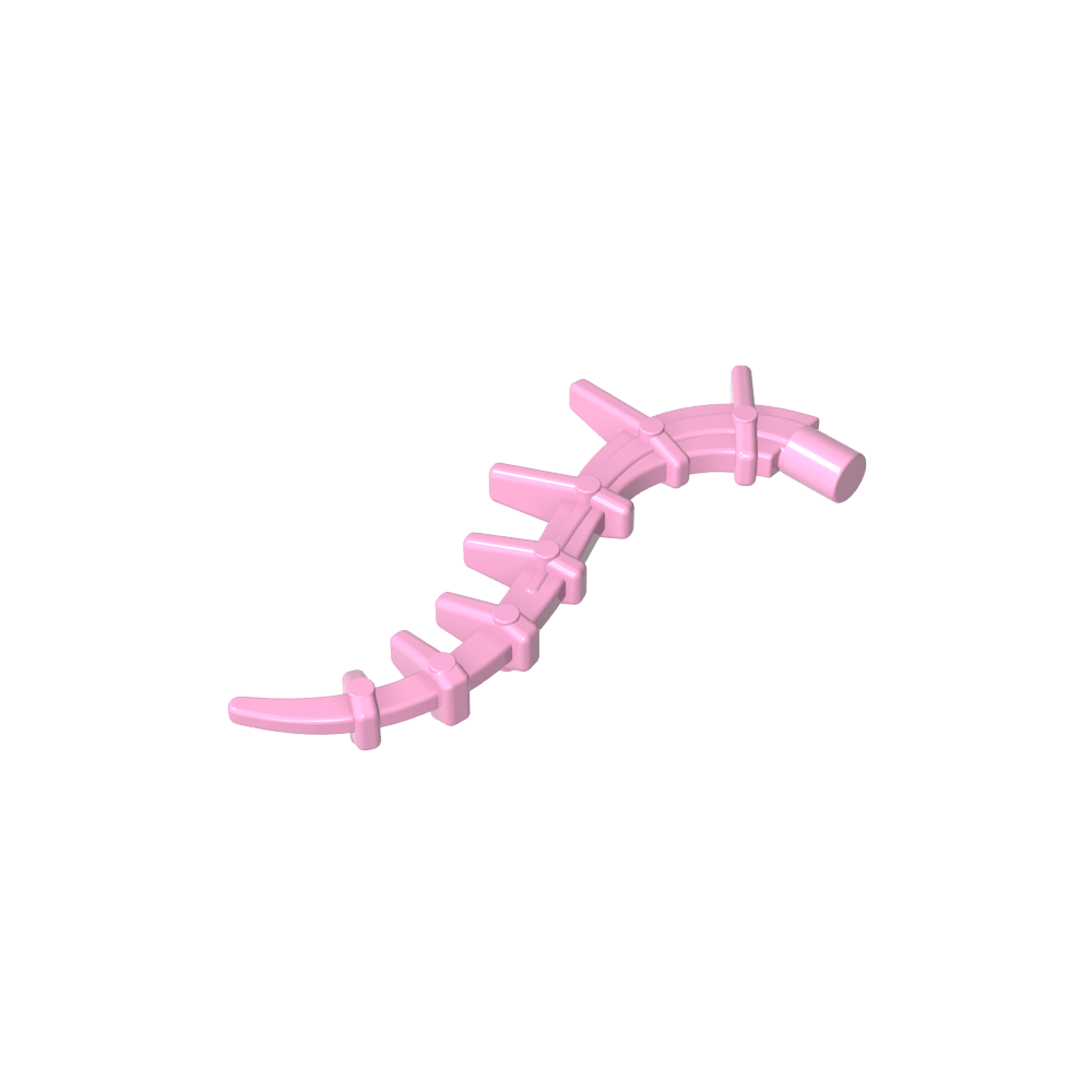 Parte del cuerpo de una planta o criatura, enredadera, cola, tentáculo o espina de Bionicle, puntiaguda-MyGobricksEs