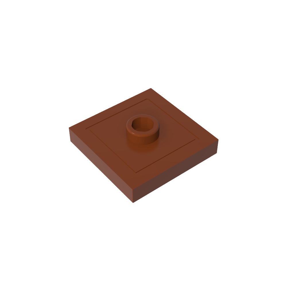 Placa especial 2 x 2 con ranura y perno central (puente)-MyGobricksEs