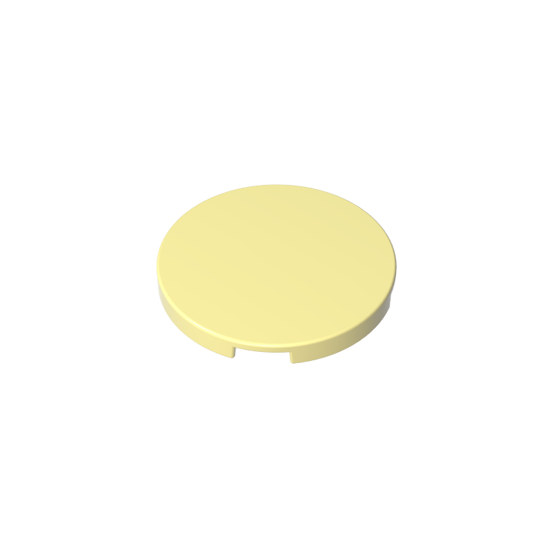 3x3 smooth round plate