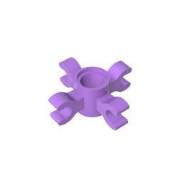 Conector Technic Pin Redondo con 4 Clips-MyGobricksEs