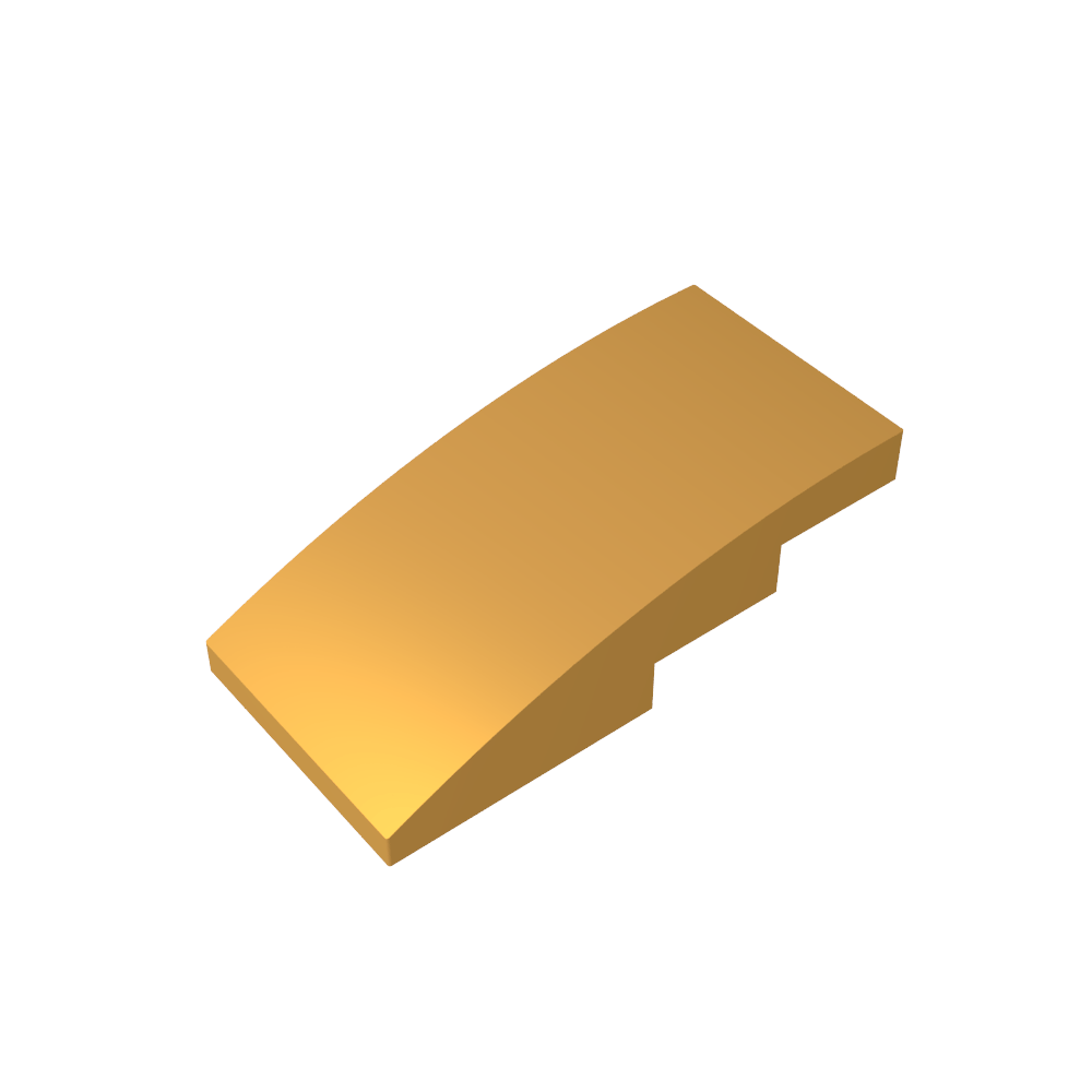 Pendiente curva 4 x 2 sin montantes-MyGobricksEs